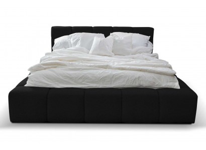Lit classique design rembourré de luxe Lits doubles d'hôtel Chambre de sommeil Textile neuf