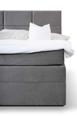 Lit double Lits rembourrés Lit en tissu Design Mobilier de luxe Cadre de lit 180x200