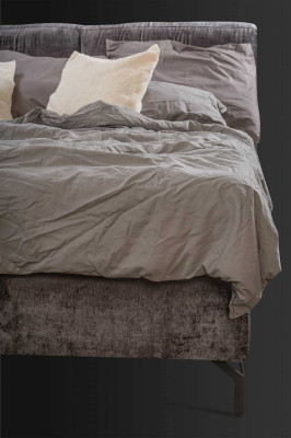 Mobilier de lit de luxe 180x200cm Lit double Mobilier de luxe pour hôtel Lits