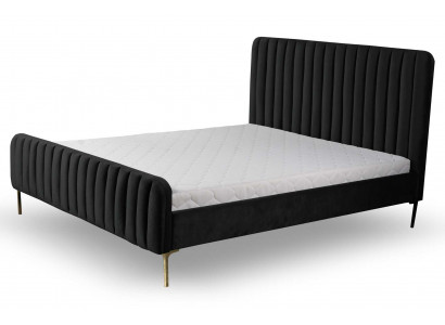 Lit Rembourrage Design Luxe Lits Doubles de Hôtel Chambre de Sommeil 180x200cm nouveau