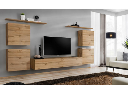 Meuble mural design Étagère Salon Bois Meuble TV Étagères murales nouveau mobilier en bois