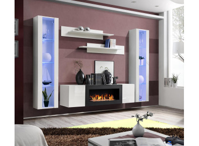 Designer Salon Mobilier de luxe moderne Unité murale Étagères murales Buffet