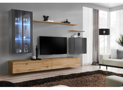 Designer Suite de luxe complète Mobilier de salon Étagères Style Moderne Buffet