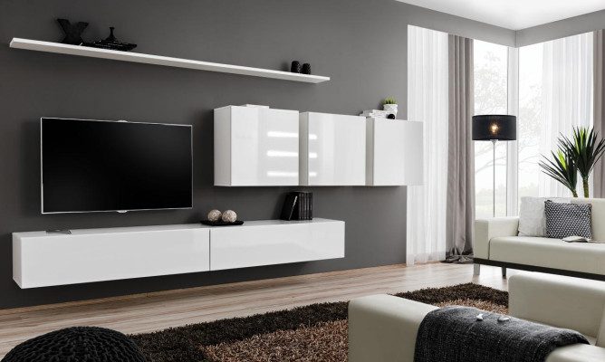 Meubles de salon Bahut blanc Style de designer Mobilier en bois moderne Ameublement nouveau