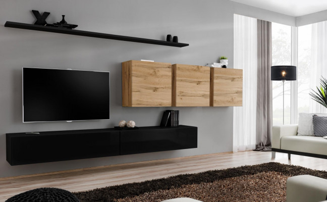 Ensemble complet buffet TV bas de 7 pièces mobilier de salon Mobilier moderne
