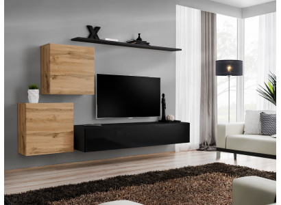 Unité murale de concepteur Mobilier de salon Étagères murales Stand TV de luxe Buffet Moderne