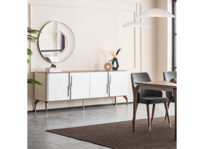 Salle à manger Commode Buffet avec miroir Moderne nouveau Luxueux Commodes en bois Design