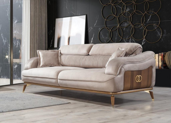 Luxe Canapé Deux Places Trois Places Salon Ensemble Fauteuil Tapisserie Ameublement Meubles Neufs