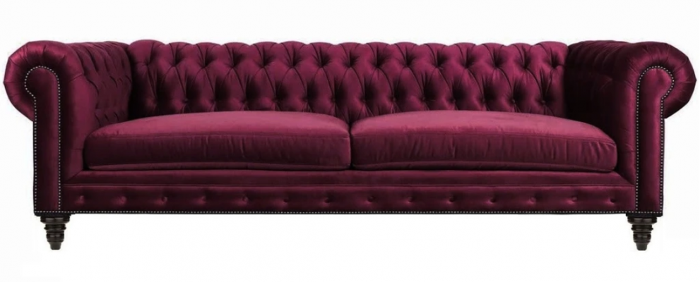 Sofas Tissu Canapés Meubles Créatifs 3 Places Nouveau Canapé Chesterfield Bordeaux