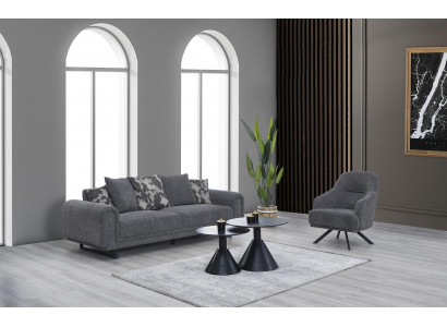 Mobilier rembourré Salon Canapé Trois places Moderne Fauteuil Luxe Ameublement