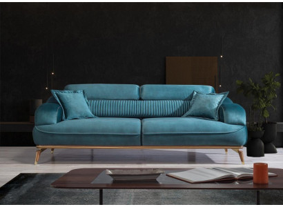 Canapé moderne Trois places Canapé Mobilier de salon Rembourrage Siège Meuble de luxe