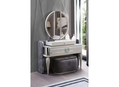 Coiffeuse de chambre avec miroir Luxe nouvelle console Design moderne