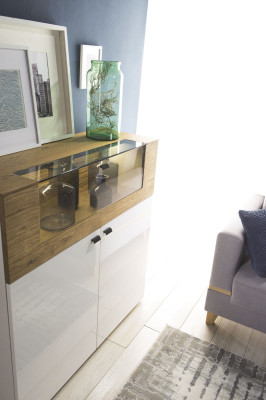 Conception Armoire de chambre Placard Moderne Armoires Bois 3 portes. Miroir