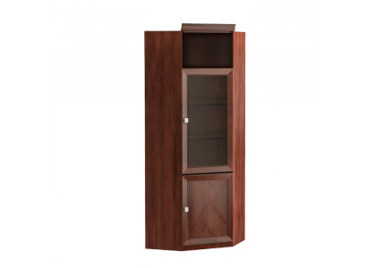 Armoire d'angle en bois, armoire, bibliothèque, commode, armoire de bureau