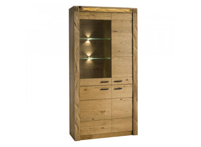 Vitrine Armoire Commode Salon Étagère en verre Vitrines Étagères Bois Armoires nouvel