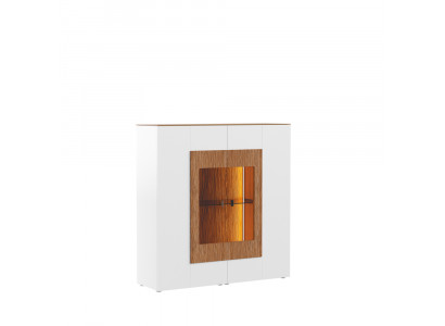 Vitrine Armoire en verre Salon vitrine 1 porte. Vitrine armoire vitrée commode