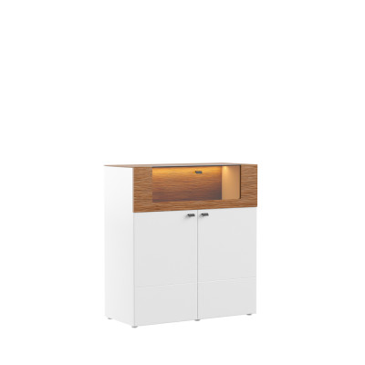 Commode armoire en chêne Vitrine Commodes vitrine garde-robe de designer