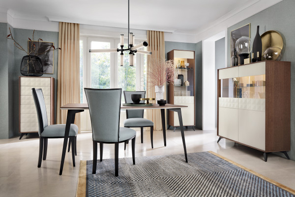 Ensemble de 2 chaises en bois massif Chaise de salle à manger Designer Lehn Chaises Chaises de salle à manger neuves