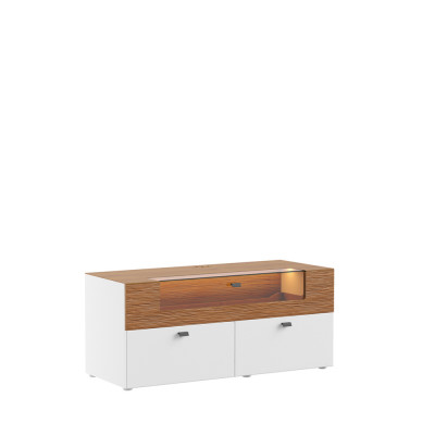 Buffet TV Meuble TV xxl Armoire Table de salon moderne en bois 125x55cm