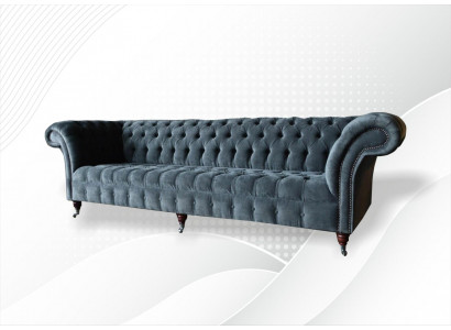 Chesterfield Canapé en cuir Luxe Design Canapé Décor Classique Sofa