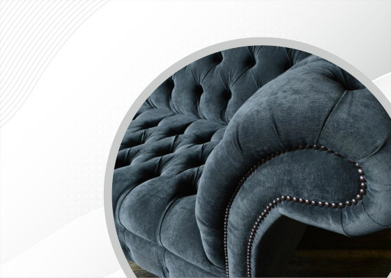 Chesterfield Canapé en cuir Luxe Design Canapé Décor Classique Sofa