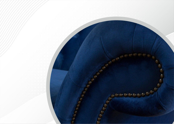 Canapé Chesterfield bleu XXL 265cm 4 places en tissuufs.localizedsofas.sofas.footer