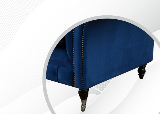 Canapé Chesterfield bleu XXL 265cm 4 places en tissuufs.localizedsofas.sofas.footer