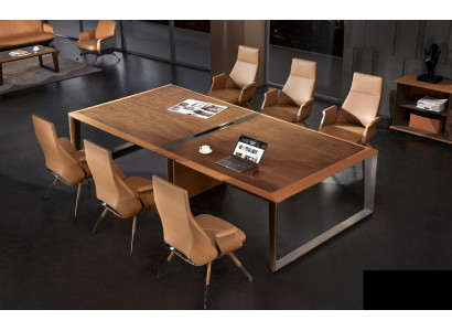 Tables de conférence de réunion de conception de luxe meubles de bureau 7 pièces.