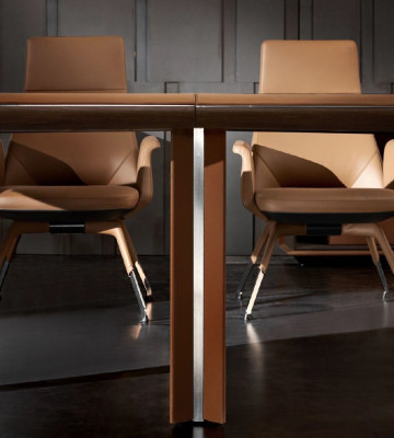 Tables de conférence de réunion de conception de luxe meubles de bureau 7 pièces.