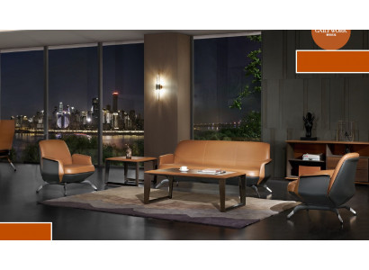 Canapé design Siège Rembourrage Canapé Groupe Suite Mobilier Cuir 3 places Set nouveau