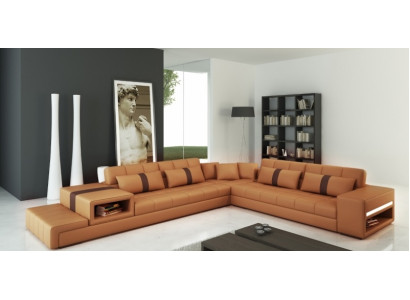 Détendez-vous avec style. Le confortable canapé d'angle en forme de L pour votre maison.
