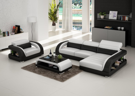 Canapé en cuir Canapé canapé en cuir Fauteuil Suite Ensemble de fauteuils en cuir Canapé design