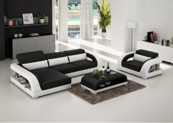 Canapé en cuir Canapé canapé en cuir Fauteuil Suite Ensemble de fauteuils en cuir Canapé design