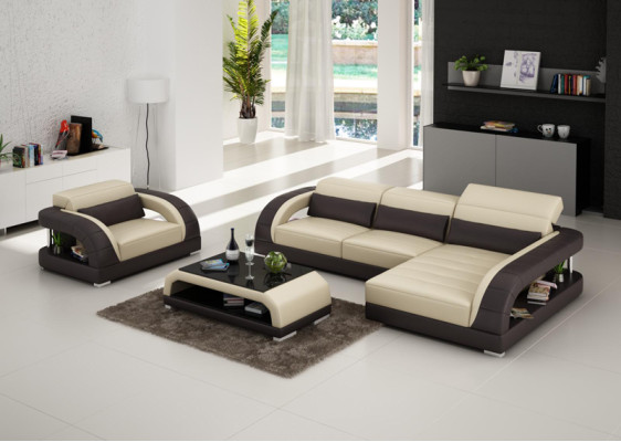 Canapé en cuir Canapé canapé en cuir Fauteuil Suite Ensemble de fauteuils en cuir Canapé design