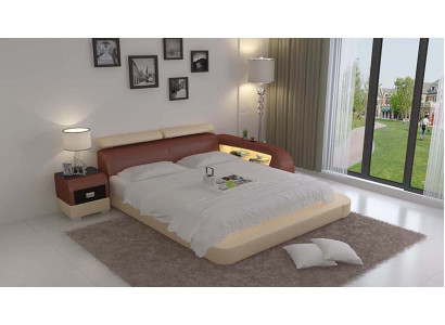Lit design Lit rembourré Lit de luxe Lit double Lit de mariage Lits 140/160/180 cm