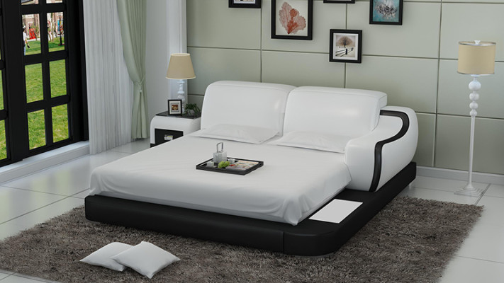 Lit design Lit rembourré Lit de luxe Lit double Lit de mariage Lits 140/160/180 cm