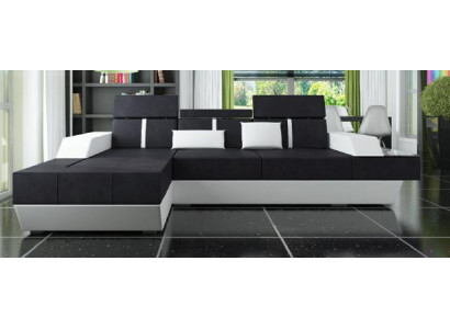 Canapé en tissu Canapé d'angle Tissu Tissu Paysage de vie Rembourrage neuf Canapé en tissu Sofa Canapé