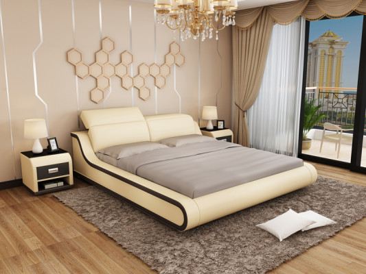 Lit avec USB Lit rembourré Lit double Lit double Lits 140/160/180 LB8835