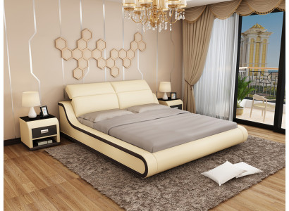 Lit design Lit rembourré Lit de luxe Lit double Lit conjugale Lits 140/160/180 cm