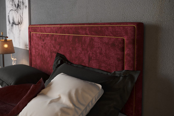 Boxspring Design Lit Hôtel Double Lits Luxe Lit Rembourré Lit Base Fonction Jaune