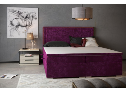 Boîte de lit Hôtel Lit double Lits de luxe Rembourrage 90/100/120/160/180x200cm