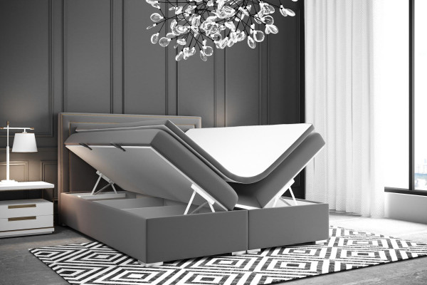 Boîte de lit Hôtel Lit double Lits de luxe Rembourrage 90/100/120/160/180x200cm