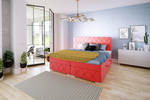 Excellent sommier tapissier double moderne pour la chambre