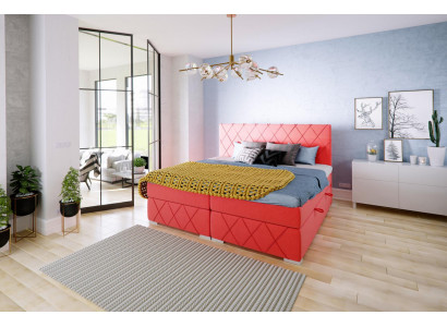 Excellent sommier tapissier double moderne pour la chambre