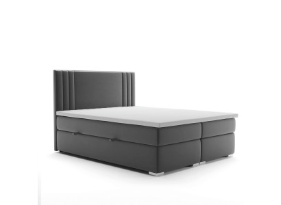 Lit double Box Spring pour hôtel Ensemble complet: surmatelas, lits fonctionnels Box