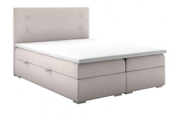 Lit Boxspring Boîte Fonction Hôtel Double Ensemble Complet Surmatelas Matelas Lits