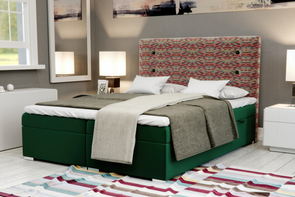 Boîte à ressort Lit Fonction Hôtel Double Ensemble Complet Surmatelas Matelas Lits Boîte