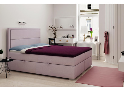 Lit Boxspring Hôtel Double Ensemble Complet Matelas Surmatelas Lits Fonction Boîte