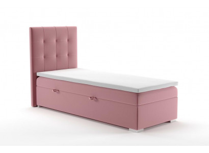 Lit à sommier tapissier de luxe pour hôtel avec fonction de sommier à ressorts 90x200cm
