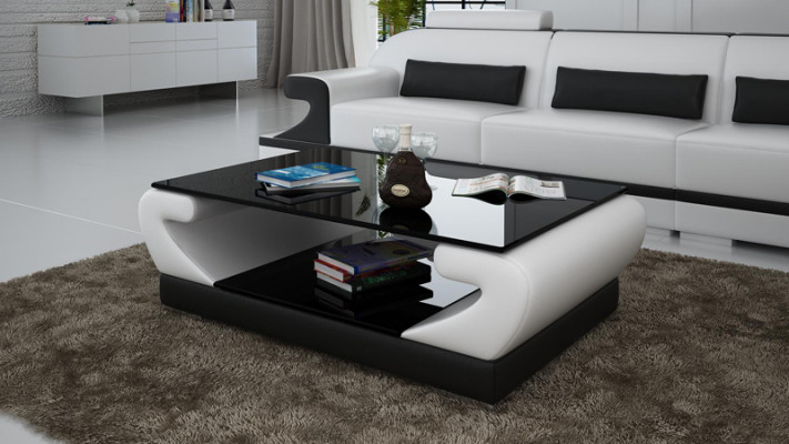 Table basse Table d'appoint CT9006 Table Table basse Table en verre Designer